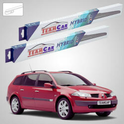 TeamCar Ștergătoare Renault Megane II Grandtour Break 2002-2006 | Set Față Hibrid - TeamCar® (TC-MEGA2B1-6045HB)