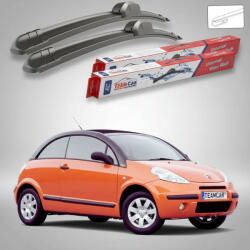 TeamCar Ștergătoare Citroën C3 Pluriel Gen I HB Cabriolet 2003-2012 | Set Față Flat - TeamCar® (TC-C3PLHB525450FL)
