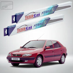 TeamCar Ștergătoare Citroën Xsara N1 Hatchback 1997-2005 | Set Față Hibrid - TeamCar® (TC-XSARAN1-550500HB)
