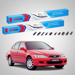 TeamCar Ștergătoare Honda Accord Gen VI (CH) Hatchback 1999-2003 | Set Față Flat Premium - TeamCar® (TC-ACCGVICH550475FLP)