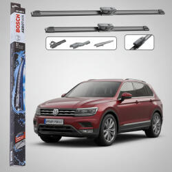 Bosch Set Ștergătoare Parbriz pentru VW Tiguan II (AD1, AX1) 2016+ | Bosch Aerotwin AM 462 S (BOSCHAM462STIGUAN2)