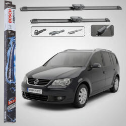 Bosch Set Ștergătoare Parbriz pentru VW Touran I (1T1, 1T2) 2003-2010 | Bosch Aerotwin AM 462 S (BOSCHAM462STOURAN1)