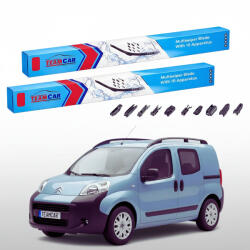 TeamCar Ștergătoare Citroën Nemo Van 2-Doors 2008-prezent | Set Față Flat Premium - TeamCar® (TC-NEMO2D-650475FLP)