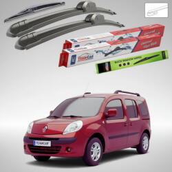TeamCar Ștergătoare Renault Kangoo II Van 2 uși 2008-prezent | Set Față și Spate Flat - TeamCar® (TC-KANG2B-555535FL)