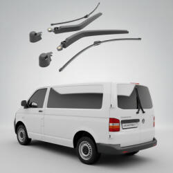 MAMMOOTH Set 2 Brațe și Lamele Ștergător Spate VW Transporter T5 Van 7HA (2003-2015) - 460mm, Mammooth MMT RAW 530 (MMTAPFQ2P)