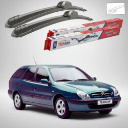 TeamCar Ștergătoare Citroën Xsara Break N2 Estate 1998-2005 | Set Față Flat - TeamCar® (TC-XSARAN2-550500FL)