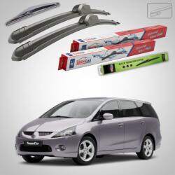TeamCar Stergatoare Mitsubishi Grandis MPV (NA_W) 2004-2008 | Set Fata si Spate Flat - TeamCar (TC-GRANDFS-FL)