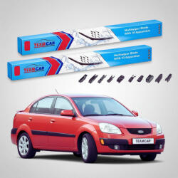 TeamCar Ștergătoare Kia Rio II DE JB Sedan 2005-2011 | Set Față Flat Premium - TeamCar® (TC-RIOII-5540FLP)
