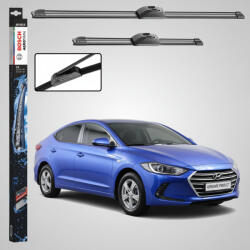 Bosch Ștergătoare Parbriz Hyundai Elantra VI AD 2015-2020 | Set Față 650mm + 400mm Aerotwin Retrofit AR653S | Bosch (AR653S-HYUNDAIELANTRAVIAD)