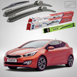 TeamCar Ștergătoare Kia Pro Ceed II JD 2013-prezent | Set Față și Spate Flat - TeamCar® (TC-PC2-653530FL)
