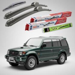 TeamCar Ștergătoare Mitsubishi Montero, Pajero II 1990-2000 | Set Față și Spate Flat - TeamCar® (TC-PAJERO2FS-FL)