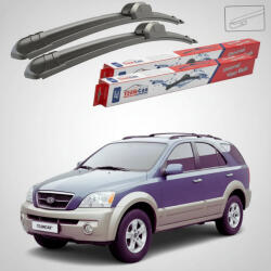 TeamCar Ștergătoare Kia Sorento I JC SUV 2002-2009 | Set Față Flat - TeamCar® (TC-SORENTOI-6045FL)