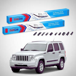 TeamCar Ștergătoare Jeep Cherokee KK 2008-prezent | Set Față Flat Premium - TeamCar® (TC-JEEPKK-475475FP)