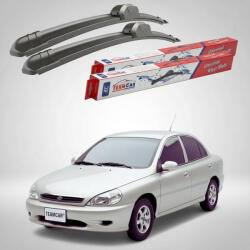 TeamCar Ștergătoare Kia Rio I DC Sedan 2000-2005 | Set Față Flat - TeamCar® (TC-RIOI-5345FL)