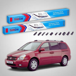 TeamCar Ștergătoare Kia Sedona I GQ Van 1998-2005 | Set Față Flat Premium - TeamCar® (TC-SEDONAI-6060FLP)