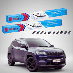 TeamCar Ștergătoare Jeep Compass M6 2022-prezent | Set Față Flat Premium - TeamCar® (TC-JEEPMP22-600450FLP)