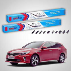 TeamCar Ștergătoare Kia Optima Sportswagon IV JF Estate 2016-prezent | Set Față Flat Premium - TeamCar® (TC-OPTIMASW-6545FLP)