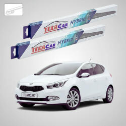 TeamCar Ștergătoare Kia Ceed II JD 2012-2018 | Set Față Hibrid - TeamCar® (TC-CEED2-6535HB)