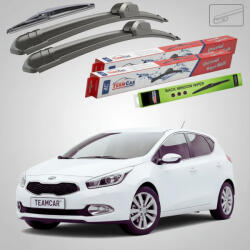 TeamCar Ștergătoare Kia Ceed II JD 2012-2018 | Set Față și Spate Flat - TeamCar® (TC-CEED2-653530FL)