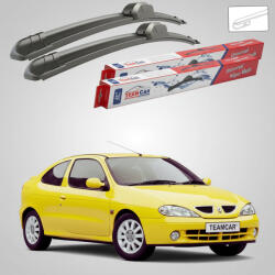 TeamCar Ștergătoare Renault Megane I Coupe 1996-2002 | Set Față Flat - TeamCar® (TC-MEGA1CP-5550FL)