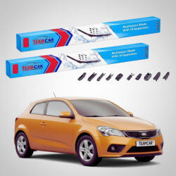 TeamCar Ștergătoare Kia Pro Ceed I ED Facelift 2009-2012 | Set Față Flat Premium - TeamCar® (TC-PC1F-6045FLP)