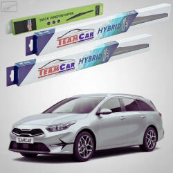 TeamCar Ștergătoare Kia Ceed III SW CD 2018-prezent | Set Față și Spate Hibrid - TeamCar® (TC-C3SW-654030HB)
