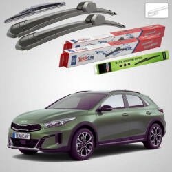 TeamCar Ștergătoare Kia Ceed III CD 2018-prezent | Set Față și Spate Flat - TeamCar® (TC-CEED3-654030FL)