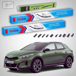 TeamCar Ștergătoare Kia Ceed III CD 2018-prezent | Set Față și Spate Flat Premium - TeamCar® (TC-CEED3-654030FLP)