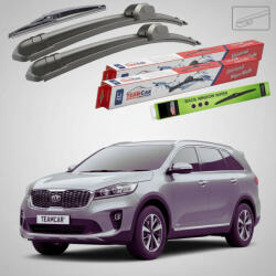 TeamCar Ștergătoare Kia Sorento III UM SUV 2015-2020 | Set Față și Spate Flat - TeamCar® (TC-SORENTO3-654030FL)