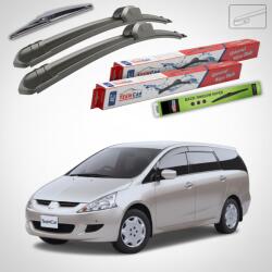 TeamCar Stergatoare Mitsubishi Grandis Facelift MPV (NA_W) 2008-2010 | Set Fata si Spate Flat - TeamCar (TC-GRANDFFS-FL)