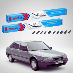 TeamCar Ștergătoare Renault 21 Hatchback 1986-1994 | Set Față Flat Premium - TeamCar® (TC-R21-4545FLP)