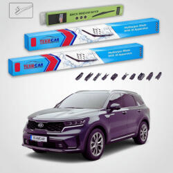 TeamCar Ștergătoare Kia Sorento IV MQ4 SUV 2020-prezent | Set Față și Spate Flat Premium - TeamCar® (TC-SORENTO4-654030FP)