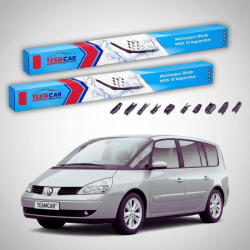 TeamCar Ștergătoare Renault Espace IV MPV 2002-2015 | Set Față Flat Premium - TeamCar® (TC-ESPACE4-7565FP)