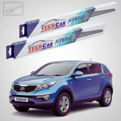 TeamCar Ștergătoare Kia Sportage III SL SUV 2010-2015 | Set Față Hibrid - TeamCar® (TC-SPORT3-6045HB)