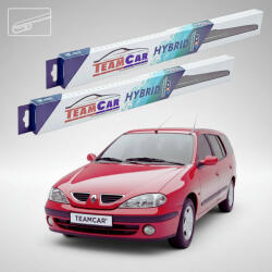TeamCar Ștergătoare Renault Megane I Grandtour Break 1998-2001 | Set Față Hibrid - TeamCar® (TC-MEGA1B-5550HB)