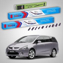 TeamCar Stergatoare Mitsubishi Grandis MPV (NA_W) 2004-2008 | Set Fata si Spate Flat Premium - TeamCar (TC-GRANDFSFP)