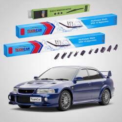 TeamCar Stergatoare Mitsubishi Lancer Gen VI (CJ_/CP_) EVO 4-6 1995-2003 | Set Fata si Spate Flat Premium - TeamCar (TC-LANCER6FSFP)