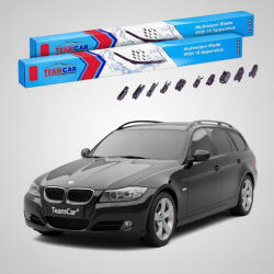 TeamCar Ștergătoare BMW Seria 3 Touring (E91) Facelift 2009-2013 | Set Față Flat Premium - TeamCar® (TC-E91L-600450FLP)