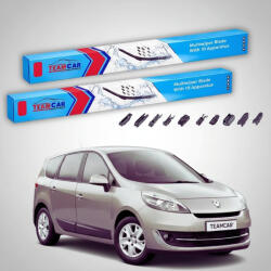 TeamCar Ștergătoare Renault Scenic III Grand Scenic 2009-2016 | Set Față Flat Premium - TeamCar® (TC-SCEN3-7565FLP)