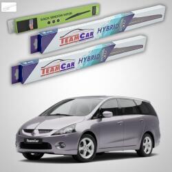 TeamCar Stergatoare Mitsubishi Grandis MPV (NA_W) 2004-2008 | Set Fata si Spate Hibrid - TeamCar (TC-GRANDFSHB)