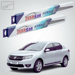 TeamCar Ștergătoare Dacia Logan II Sedan 2012-2015 | Set Față Hibrid - TeamCar® (TC-LOGA2SH-5550HB)