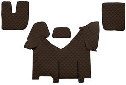 F-CORE Covorase Auto pe Intregul Etaj Versiune cu Frigider Piele Eco Q (material - Piele Matlasată Eko Transmisie Automata (F-COREFL42BROWN)