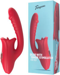 Teazers Dildo with Tongue Stimulator for Her