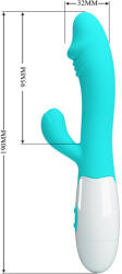 Pretty Love Snappy aqua green Vibrator