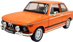  Machetă auto BMW 2002 Tii portocaliu scara 1: 24 lumini și sunete claxon volan deschide usile si capotele (JPT)