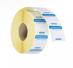 HENDI Etichete HENDI pentru marcarea alimentelor, ușor de îndepărtat, 1000 bucăți pe rolă, 25 × 25 mm, albastre (850077)