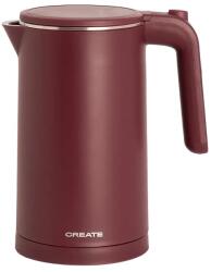 CREATE Fierbator apa, CREATE, Studio Pro, 1 litru, burgundy (182275_789113) Fierbator