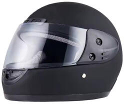 Fixato Casca Moto/Scuter Full Face FIXATO, Viziera Detasabila, Marime Universala 59-62cm, Negru Mat (rdb-casca-fullface-neagra-v2)
