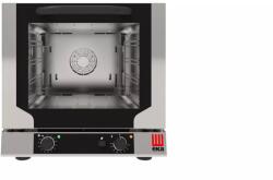 Tecnoeka Evolution Next kombi sütő párásítással, 4 db 429 × 345 mm-es tepsi, mechanikus vezérlés
