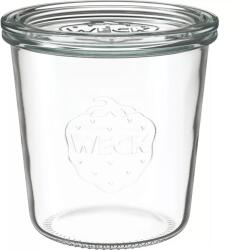 Weck 240 ml-es befőttesüveg üvegfedéllel, 2 db-os készlet, kúpos